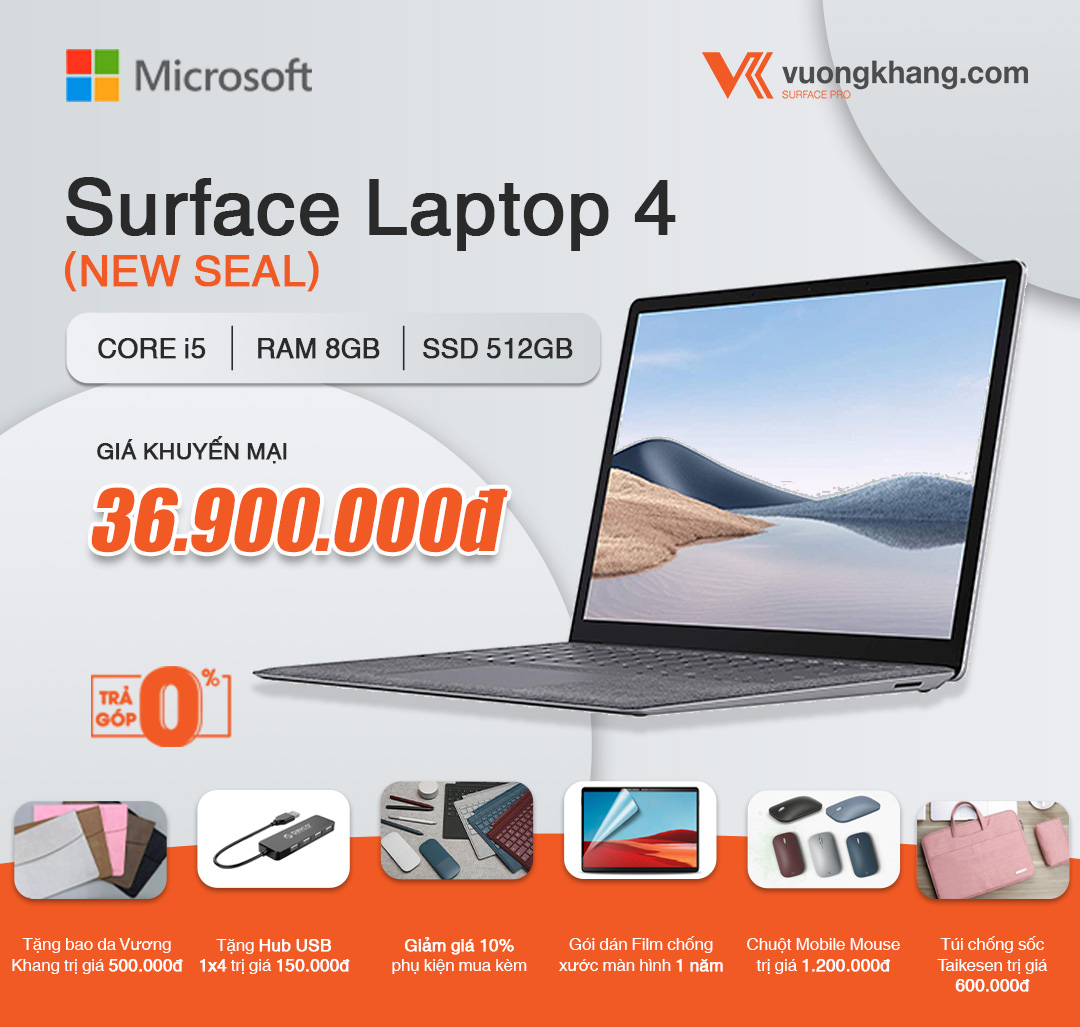 Surface Laptop 4 - Core i5 / RAM 8GB / SSD 512GB